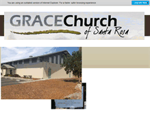 Tablet Screenshot of gracechurchsr.com